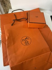 Boîte Et Sac Emballage Hermès Vide Haute Couture Maroquinerie Luxe