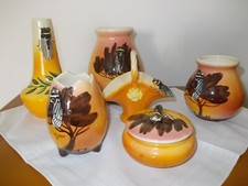  VALLAURIS  ENSEMBLE SIGNE FRANCOIS SICARD (1873-1927) collection XXe