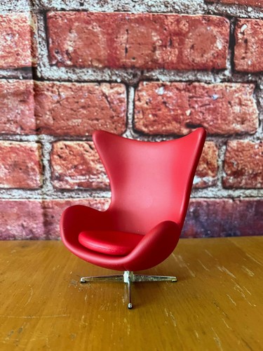 Miniature scale egg chair - miniature,