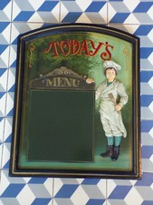 CADRE COUNTRY CORNER BOIS SCULPTé PEINT-TODAY'S MENU-Design 80