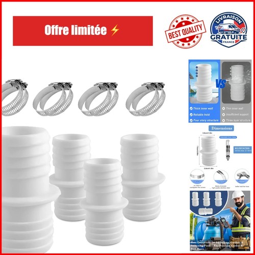 Adaptateur tuyau piscine - piscine, mm