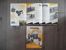 Catalogue Mc CORMICK – TRACTEUR Mc CORMICK UTILITY – dépliant 6 pages
