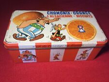 Boite metal Asterix et Obelix Chamonix Orange l’Alsacienne vintage collection