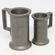 Rare XIXe Mesures étain