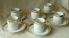 6 TASSES LITRON EN PORCELAINE