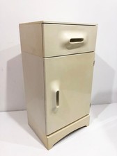 Meuble Chiffonnier Blanc  Prisunic   En  bon état  Vintage An 70's 