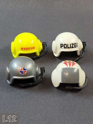 Playmobil casques de pilote - casques,