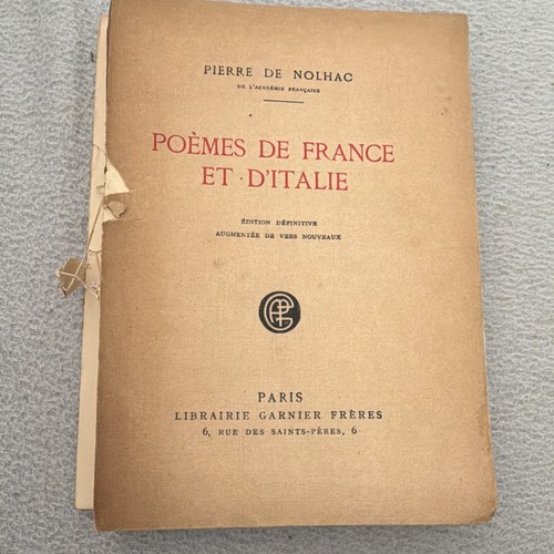 Pierre nolhac envoi - nolhac,