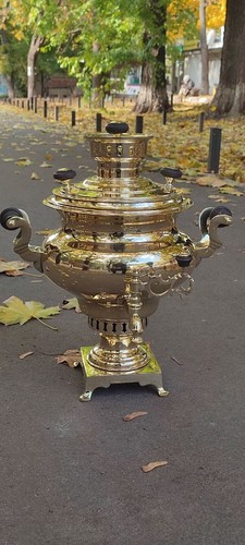 Samovar feu bois empire - de,