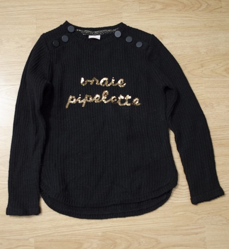 Pull noir fille - , 8