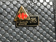 pin's pin BADGE VELO BICI BIKE CARREFOUR ETAMPES