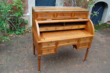 bureau cylindre d époque louis XVI en noyer du 18e siécle