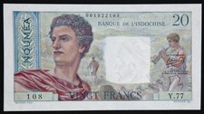 20 Francs Banque d'Indochine