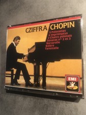 Cziffra - Chopin - piano works - 2 CD EMI 1987 First Print - Comme Neuf