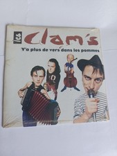 LES CLAM'S 2 TITRES Y'A PLUS DE VERS DABS LES POMMES 1994 FRANCE (LORIENT) 