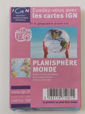 Carte planisphère IGN monde