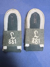MILITARIA PAIRE D EPAULETTES ALLEMANDE WW2 WEHRMACHT