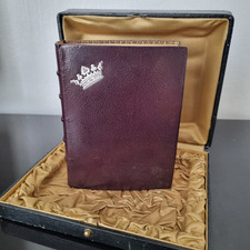 Missel Couronne Marquis Argent Reliure Maroquin 1889 Ecrin French Holy Book 19C