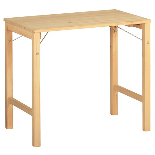 Muji foldable pine wood table - pine,