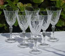 Service de 6 verres à vin