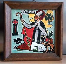 JOLI TABLEAU EN FAIENCE " ST