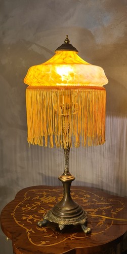 Lampe bronze ancienne abat