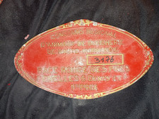 PLAQUE CONCOURS ANIMAUX DE