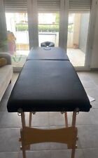  Table de massage en bois avec Housse - Noire...