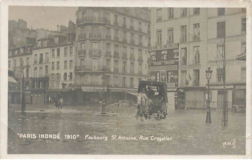 Paris inondations 1910 - paris,