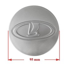 Cubes, enjoliveurs, ouverture en plastique argent métallique cube lade Niva...