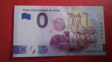 Billet 0 zero  Parc Zoologique