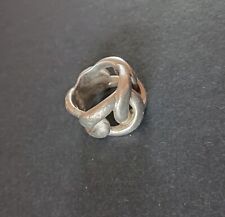 Grosse Bague Vintage en Argent Massif 925 / Argent Sterling + Poinçon