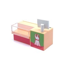 PLAYMOBIL * MAGASIN * Comptoir de Caisse Beige avec Caisse Enregistreuse 9078 