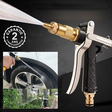 Pistolet Buse à Eau d'Arrosage de Lavage Haute Basse Pression Métal Jardin Auto