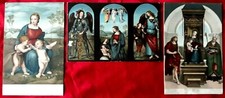 N° 525  LOT DE 4  CARTES RELIGIEUSES CARTES ALLEMANDES
