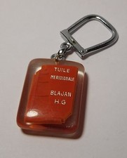 Porte clé bourbon " Tuile