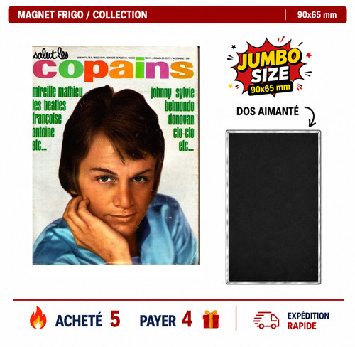 Magnet frigo claude francois - frigo,