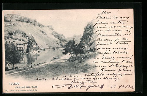 Carte postale tolède orillas - carte, tolède,