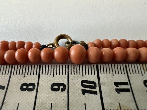 Ancien collier perles corail - ancien,