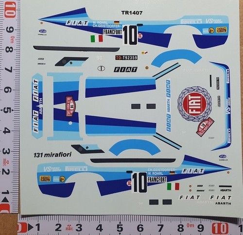 Decals fiat 131 abarth - decals,