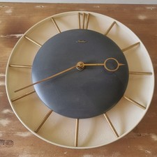 Horloge Vintage Murale Mauthe / Design Mid Century / Réf A153
