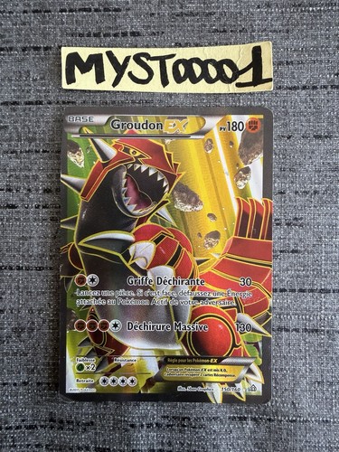 Carte pokémon groudon - carte, ex