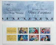 CARNET  NEUF " HEROS D'AVENTURES " 1997