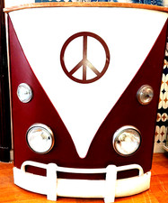 Bar Combi Volkswagen rouge et