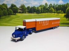 Cirque Jean Richard semi-remorque exotique + 1 Berliet ech 1/87 HO H0