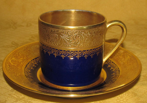 Tasse café bleu four - tasse,