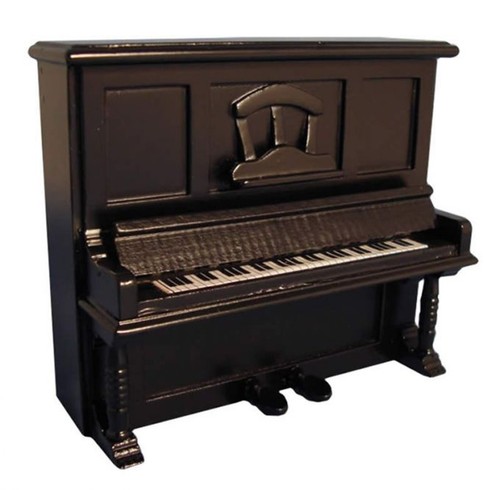 Maison poupées noir piano - maison,
