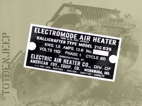Label plaque plaquette heater - label,