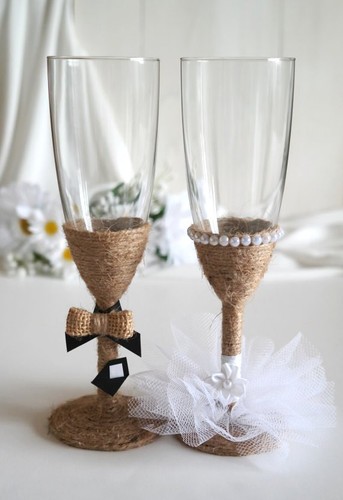 Rustic wedding champagne - rustic,