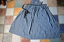 Tablier Rayé Costume Breton Pays Pourlet Années 1930